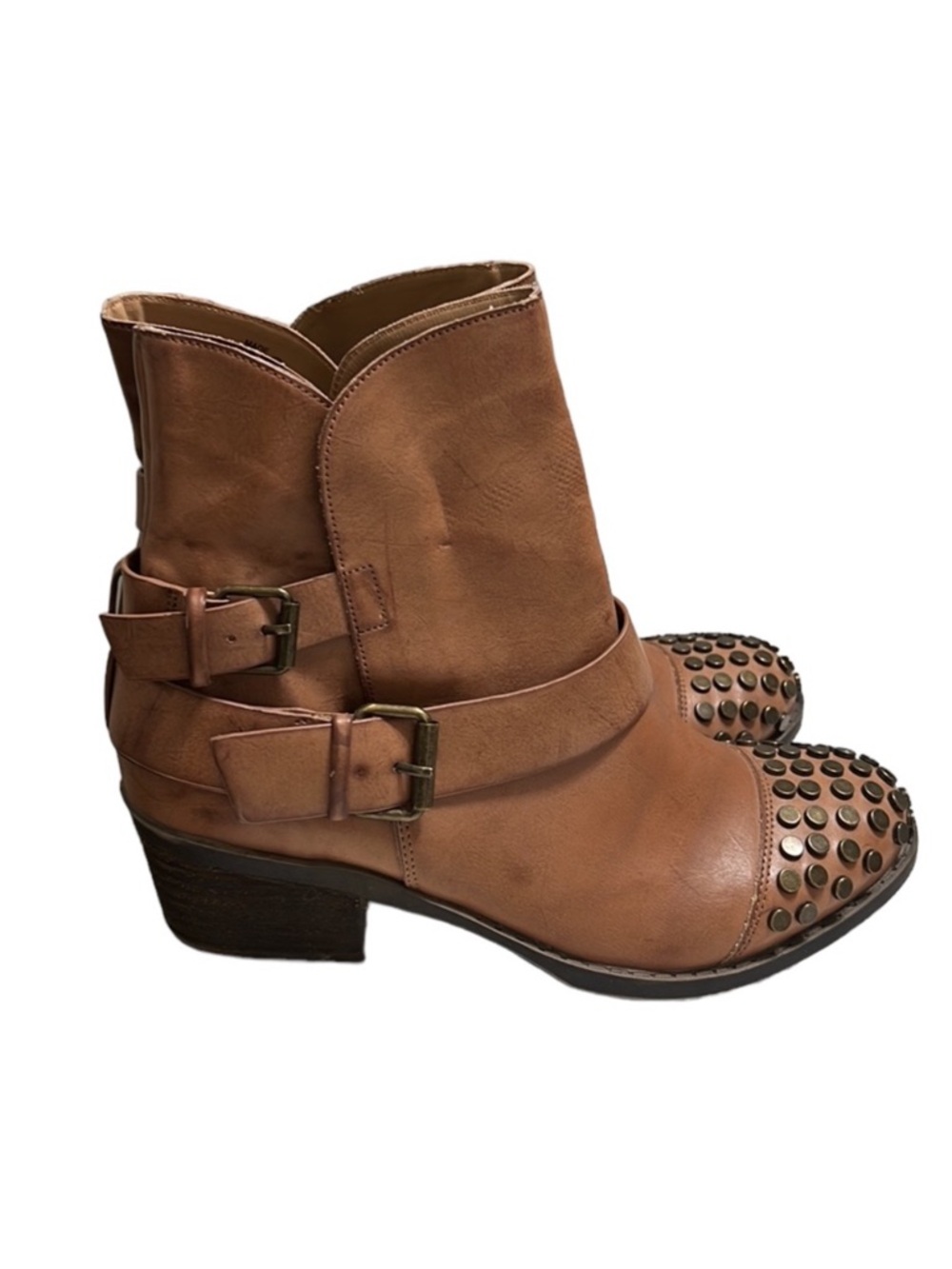 Heart Soul Studded Ankle Boots Size 7.5